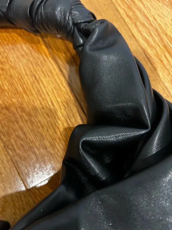 RACHEL ZOE black Slouchy Wrapped contemporary Hobo shoulder Bag - Image 20