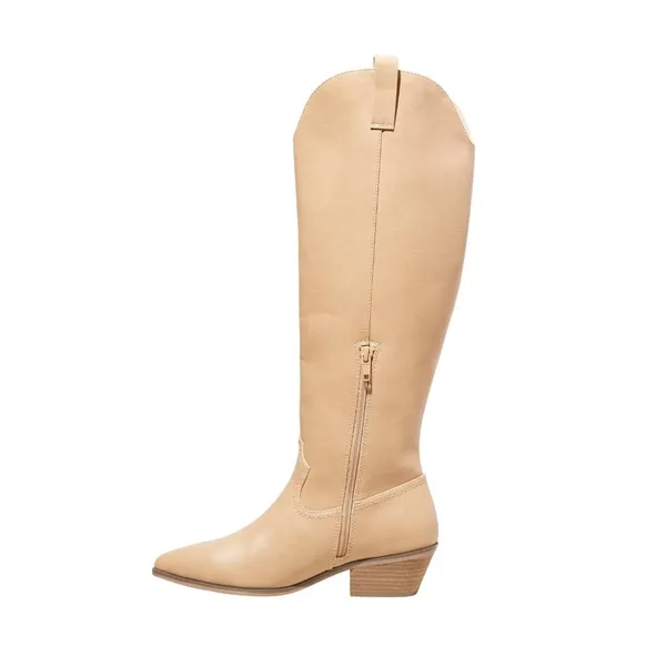 Universal Thread Womens Sommer Western Boots 87929895 Light Brown 6M - Image 9