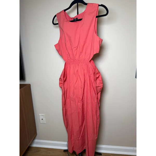 Rails Yvette Spiced Coral Midi Dress NWT Size Large - Image 3