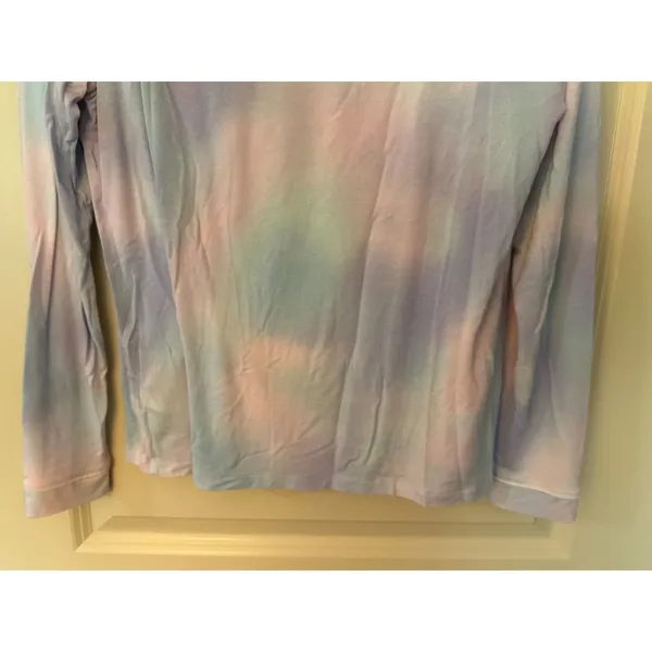 Stars Above Watercolor Sleep Long Sleeve Shirt Women's Sz Small - Image 4
