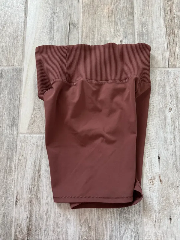 Vuori Women’s Rib Studio  Shorts in Cedar Medium - Image 9
