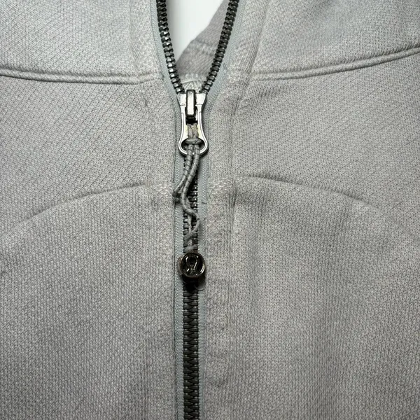 Lululemon Grey Zip Up Sweatshirt - Image 5