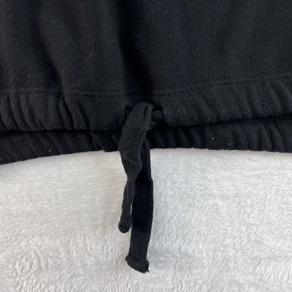 Old Navy Active XL Sweatshirt Loose‎ Dolman Sleeve Drawstring Hem Black Jack - Image 4