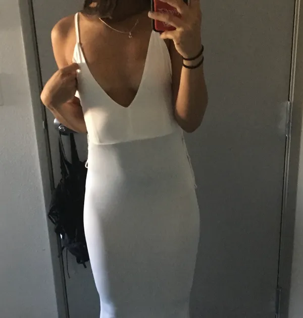 Formal White Dress - Image 7