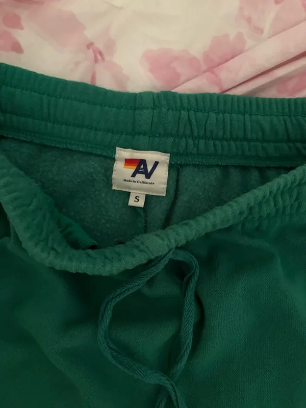 Aviator nation sweat shorts Kelly green - Image 3