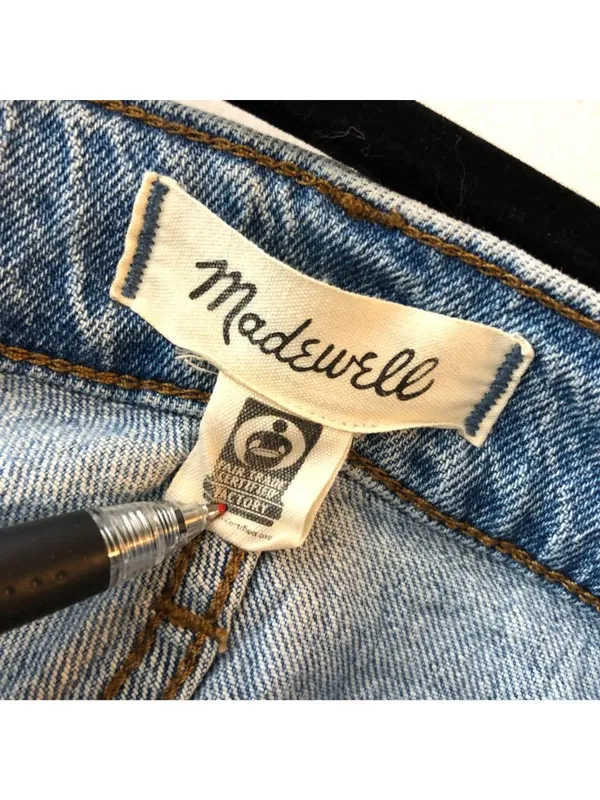 Madewell Womens The Perfect Vintage Jean Size 25 Light Wash High Rise - Image 4