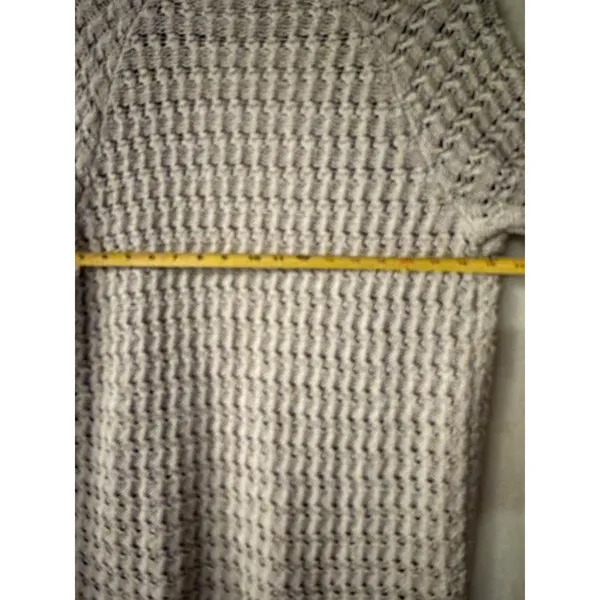 Haven Well Within Womens Gray‎ Open Knit Cardigan Sweater Cotton Blend Size S - Image 7