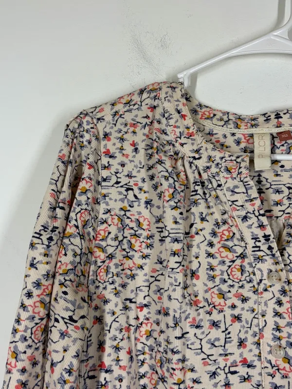Anthropologie Pilcro Marta Tiered Corduroy Dress Size Small - Image 7