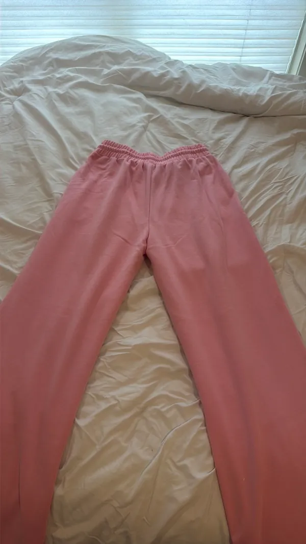 Pink automet flare sweatpants Size M - Image 3