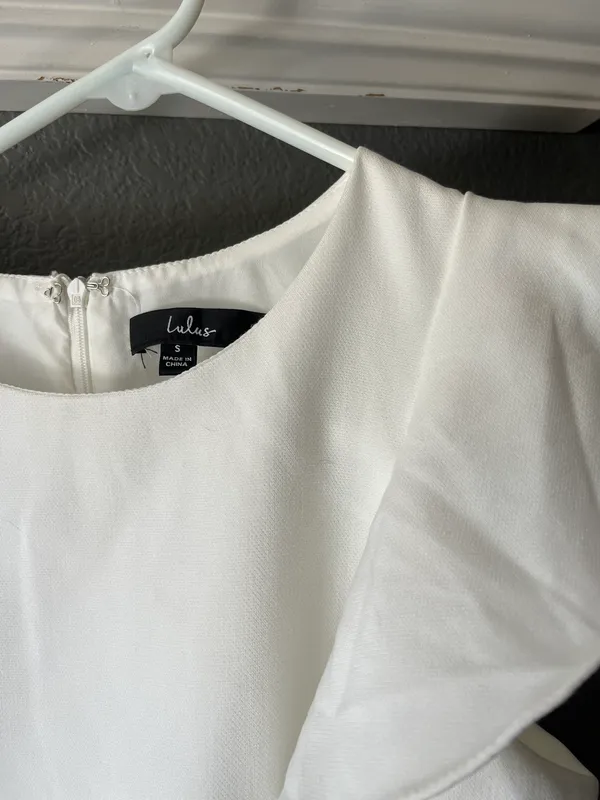 Lulus White Mini Dress - Image 3