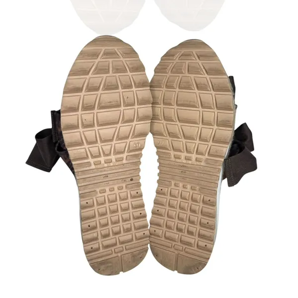 Free People Chapmin Ribbon Espadrilles EU 37‎ US 6.5 Platform Sandals Leopard - Image 10