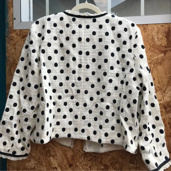NWT j.crea polka dot tweed jacket - Image 6