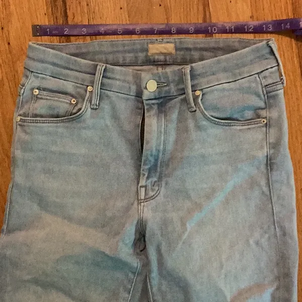 Mother Denim The Looker Crop - Swimming Pool Sunday size 27 - Image 12