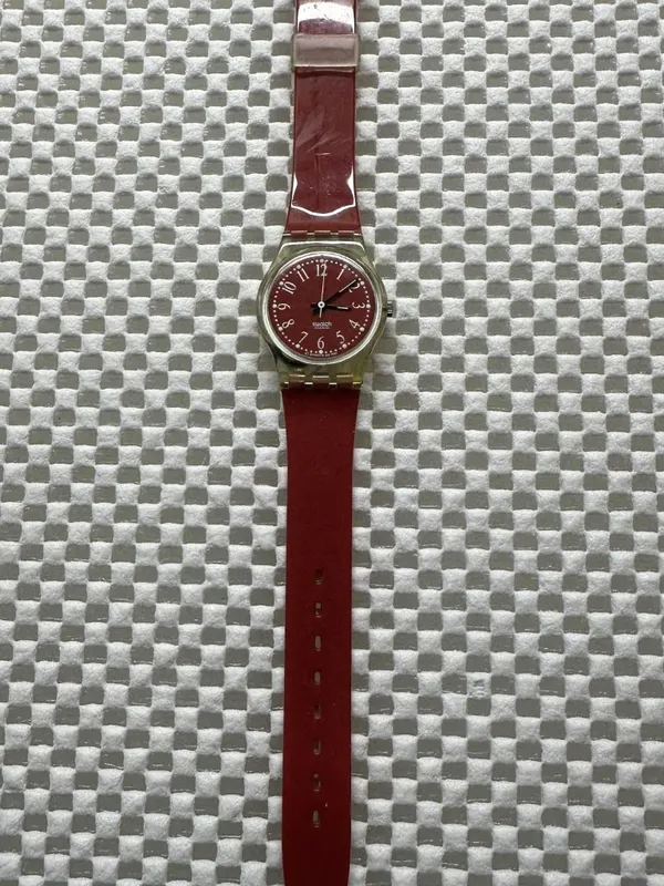 Swatch Watch Lady Rote-Lei LK128 Vintage 1991 - Image 3