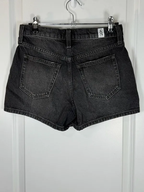 Altar'd State Black Denim Wrap Skort - Image 5