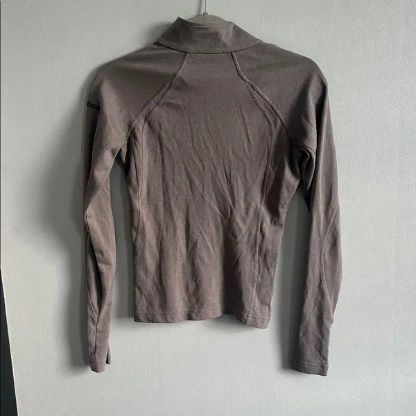Spyder Women Quarter Zip Pullover Athletic Performance Baselayer Taupe XS - Image 5