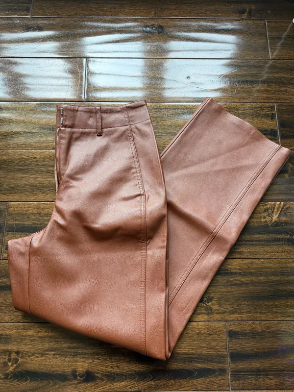 Aritzia Wilfred Free Faux Leather Pants - Image 5