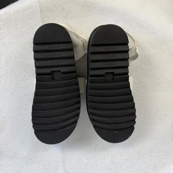 Madden‎ Girl Doral White Black Chunky Platform Strappy Sandals Women US 8.5 - Image 11