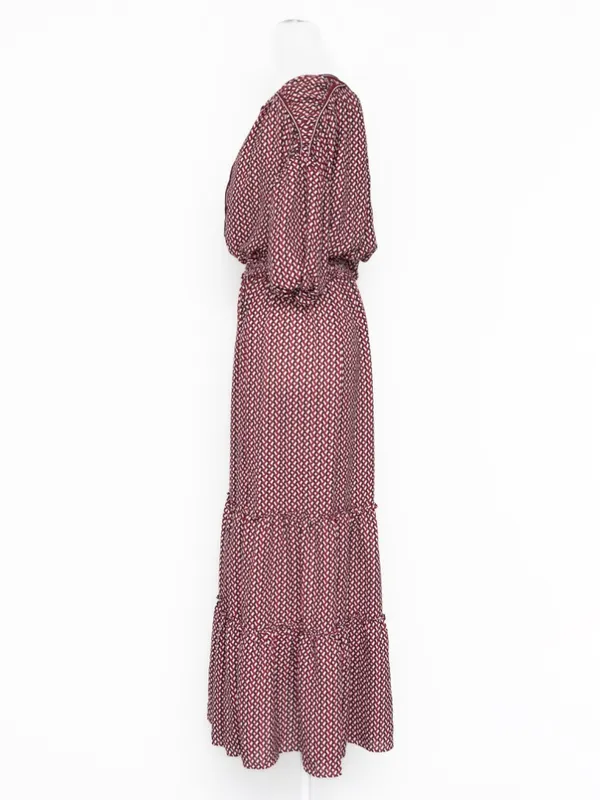 Max‎ Studio - London Printed Tiered Maxi Dress - Image 7