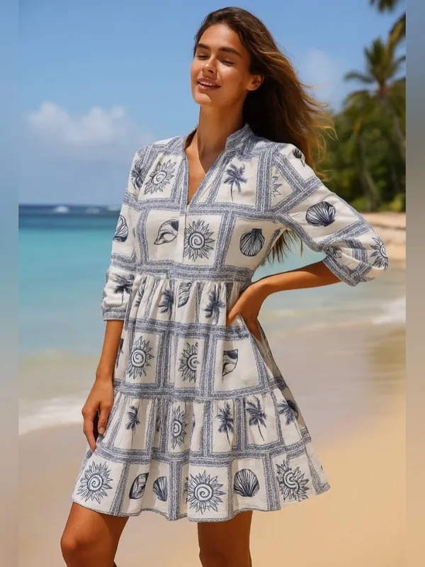 NWT Calypso St. Barth Dress Beach Vacation Mini Dress size small retails $179 - Image 2