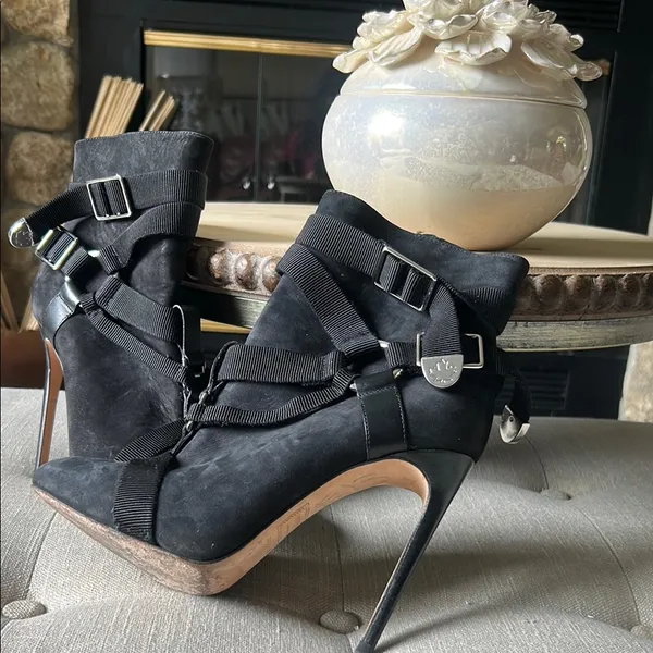 DSQUARED2 Parachute Mobile Ankle Boots Size 38 Black - Image 15