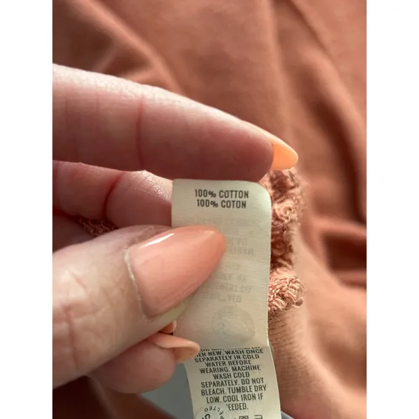 Aerie Weekend Pretty Twist Back‎ Raw Hem Sweatshirt Small - Image 9