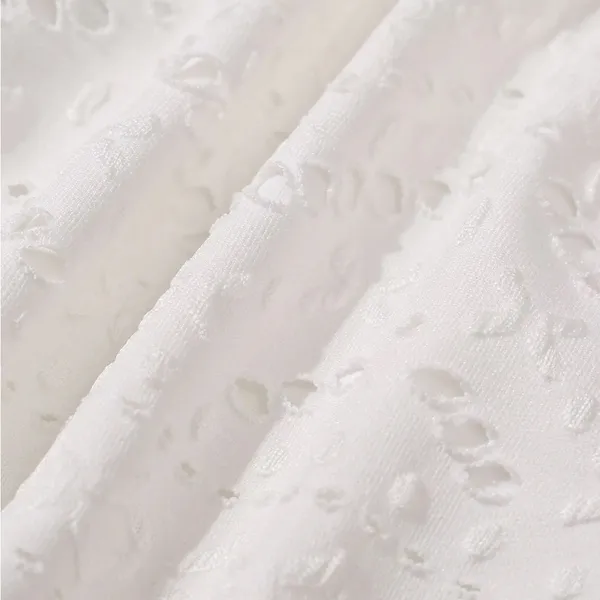 Berlook White Geometric Cutout U - Image 7