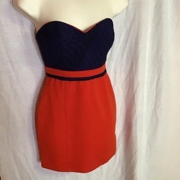 Silence + Noise Urban outfitters bright strapless body con dress - Image 9