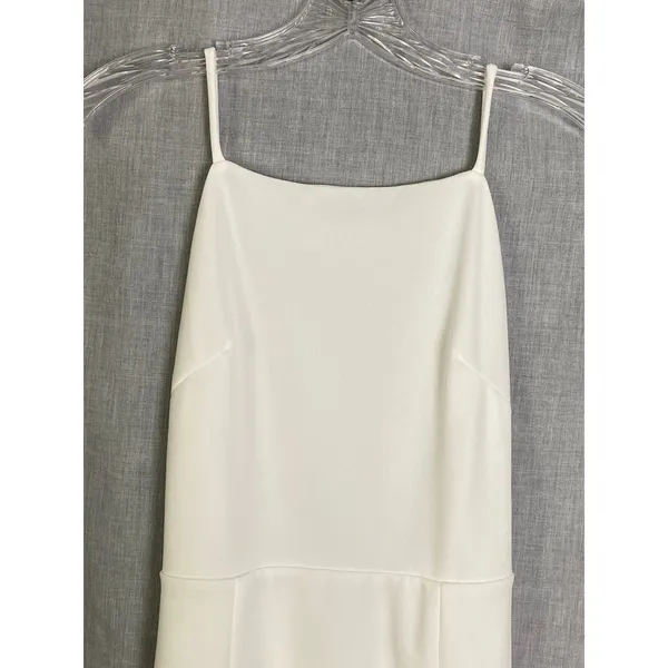 NWT‎ Lulus White Backless Slit Party Dress LWD Formal S - Image 7