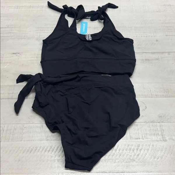 Yonique High Waisted Tummy Control Bikini Modest Bathing Suit 2PC swimsuit - Image 11