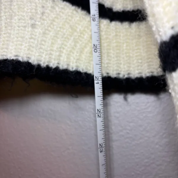 Miou Muse Striped Sweater | Size M White Size M - Image 7