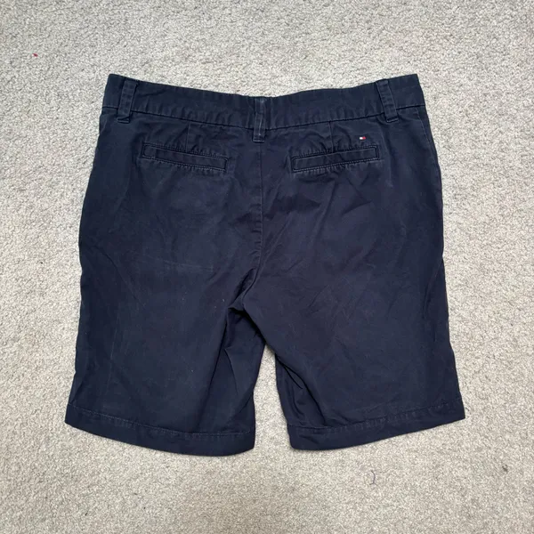 Tommy Hilfiger Dark Navy Cotton Bermuda Shorts - Image 4