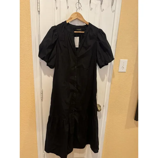 SUGARLIPS Stilwell Short Sleeve Midi Dress SIZE M - Image 3