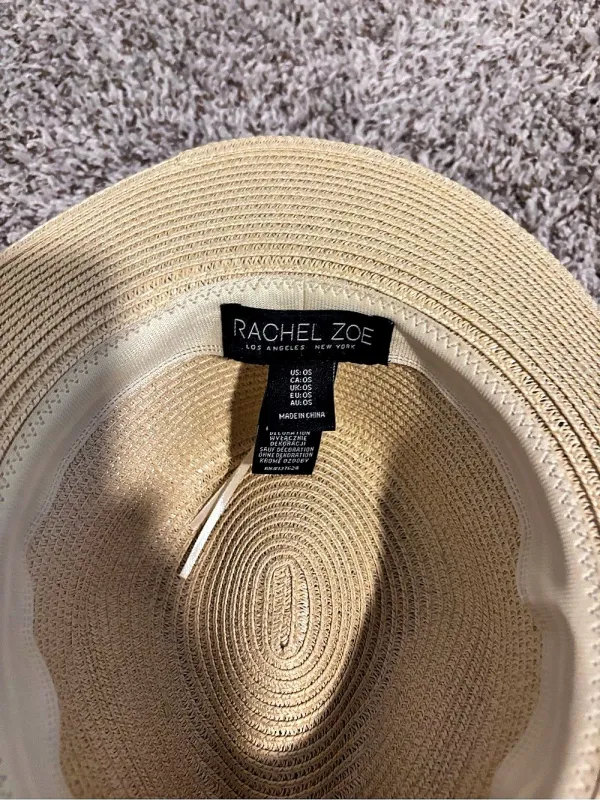 Rachel Zoe Women's Woven Sun Hat in Brown NWT - Image 2
