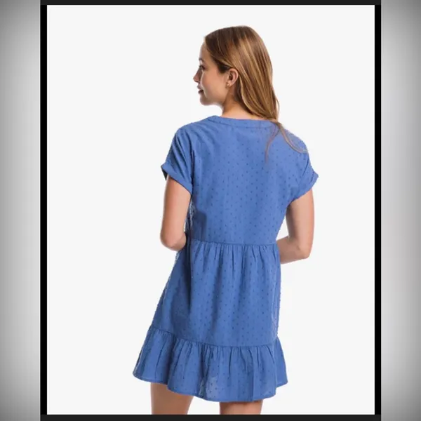 Southern Tide Coastal Cotton Swiss Dot Dress Size small - Image 2