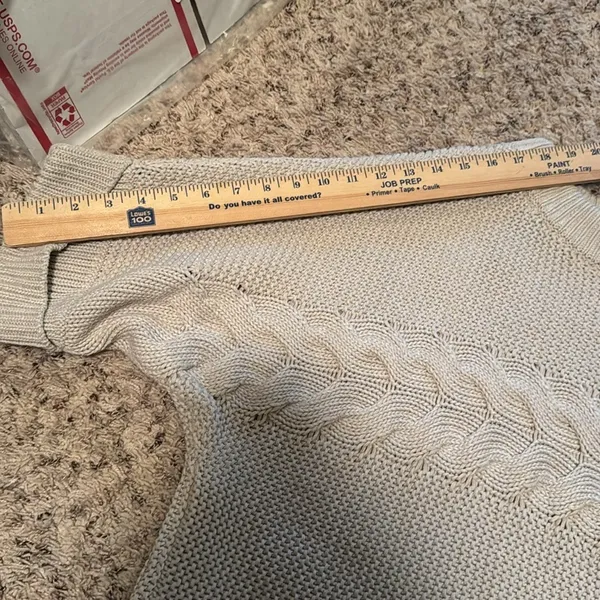 Massimo Dutti, Italian yarn, cream XS‎ - Image 9
