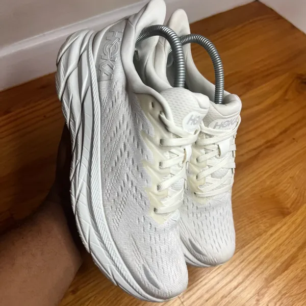 Hoka Clifton 8 “White” 1119394WWH Size 9W NO BOX - Image 20