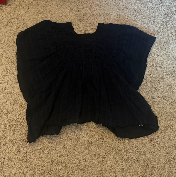 Free people navy open back tunic - Image 2