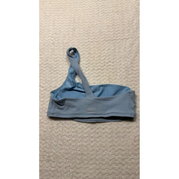 Alo Yoga Womens One Shoulder Sports Bra Light Blue Size S W5682R - Image 3
