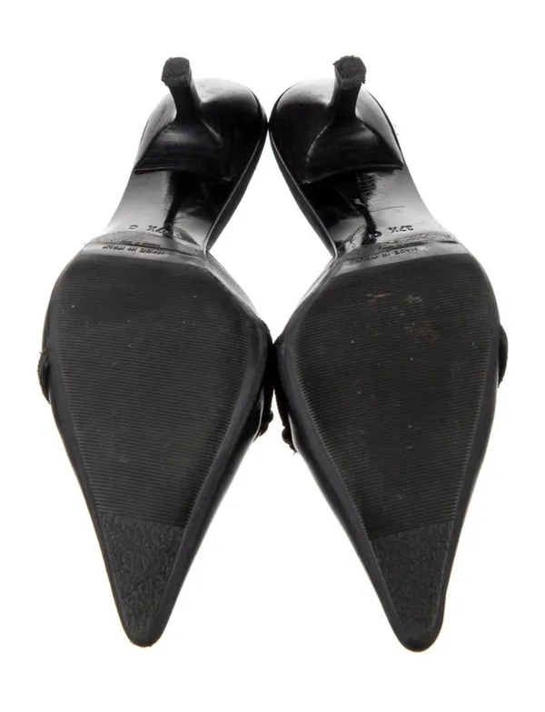 Gucci Horsebit Accent Leather Mules - Image 3