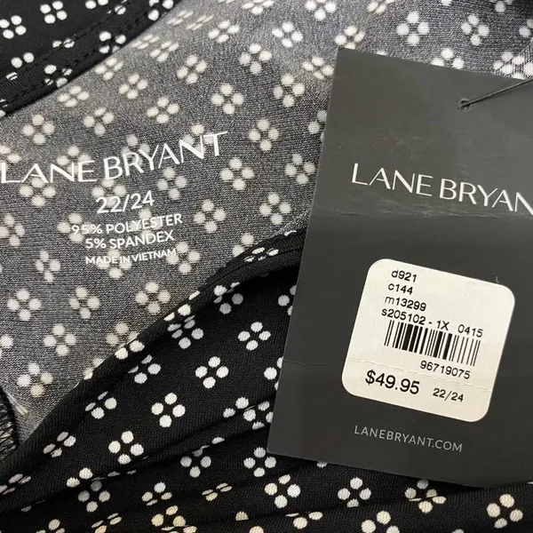 Lane Bryant Asymmetrical One Open Sleeve Tunic Blouse Plus Size 22/24 - Image 4
