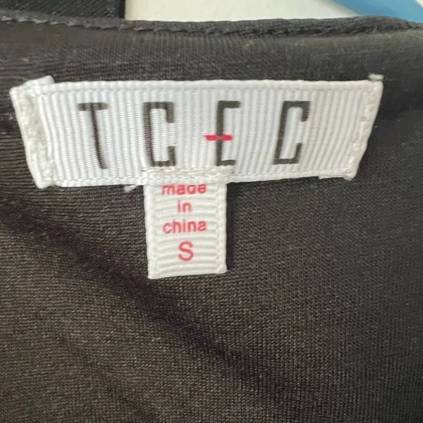 TCEC Mini Black Halter Dress - Image 3