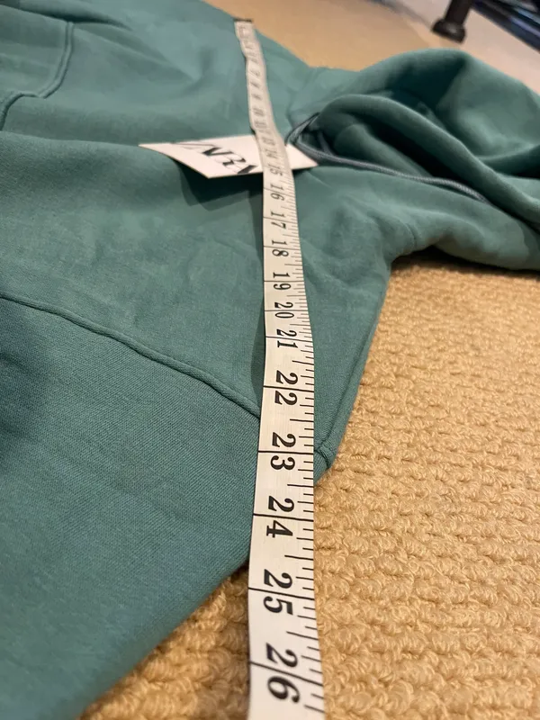 Long Sleeve Sweatsuit Set With Hoodie And Wide Legs Size S - Image 4