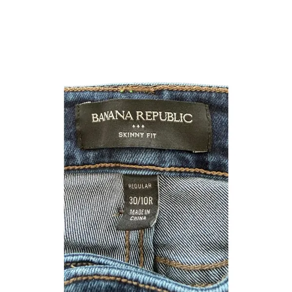 Banana Republic Skinny Jeans Medium Wash size 10 - Image 9