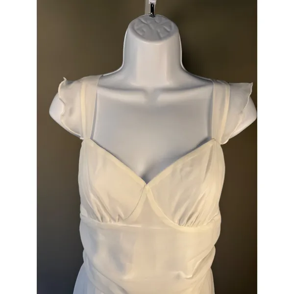 Princess Polly So Sweet White Mini Dress NWT Coquette‎ Party Size 6 - Image 3