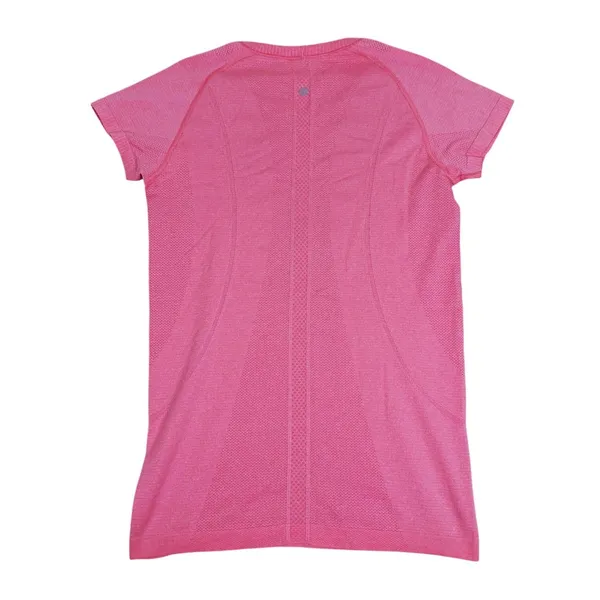 Lululemon Swiftly Tech Short Sleeve Shirt Size 8 Pink Running Workout Fitness - Image 3