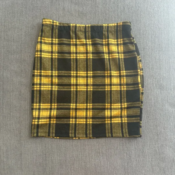 Adara Plaid Clueless inspired set Yellow Size M - Image 4