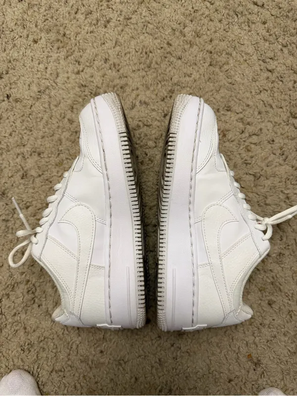 Nike White Air Force 1 Shadow Sneakers - Image 3