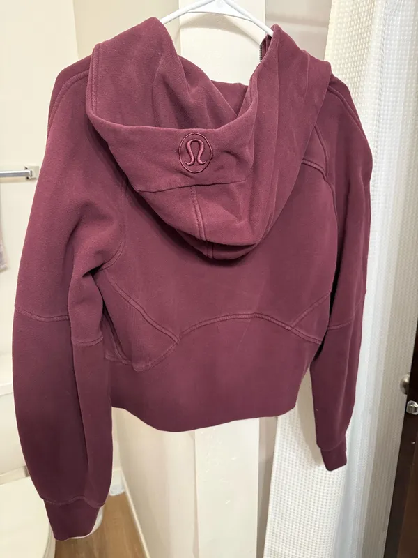 Lululemon Cropped Scuba Full-Zip Hoodie - Image 4