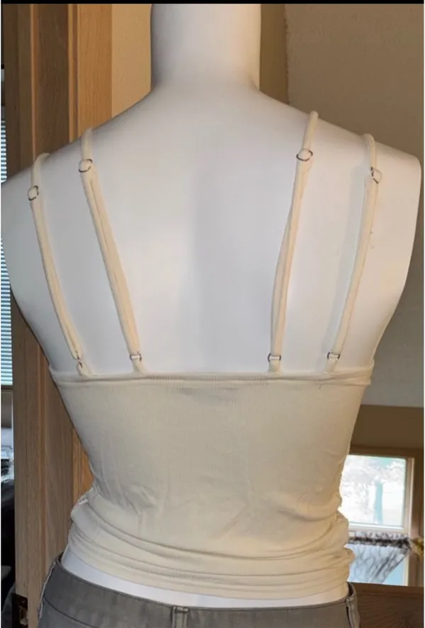 Ivory Lace Fitted Tank by 33 Coastal Tan - Image 5